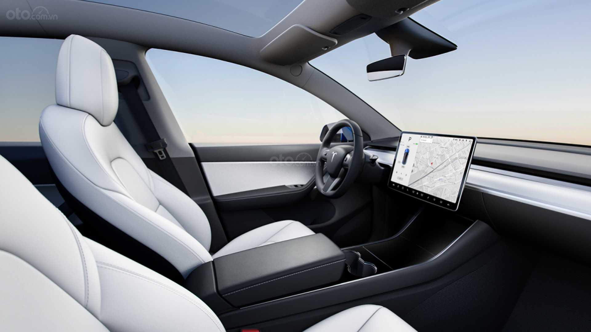 Tesla Model Y - nội thất