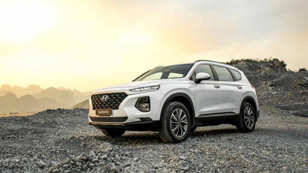 Hyundai SantaFe 2019 Hyundai SantaFe 2019 màu trắng...