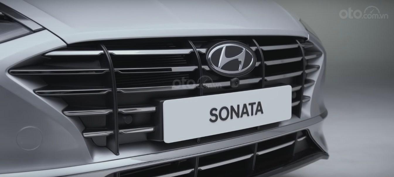 Đánh giá xe Hyundai Sonata 2020: lưới tản nhiệt trên xe