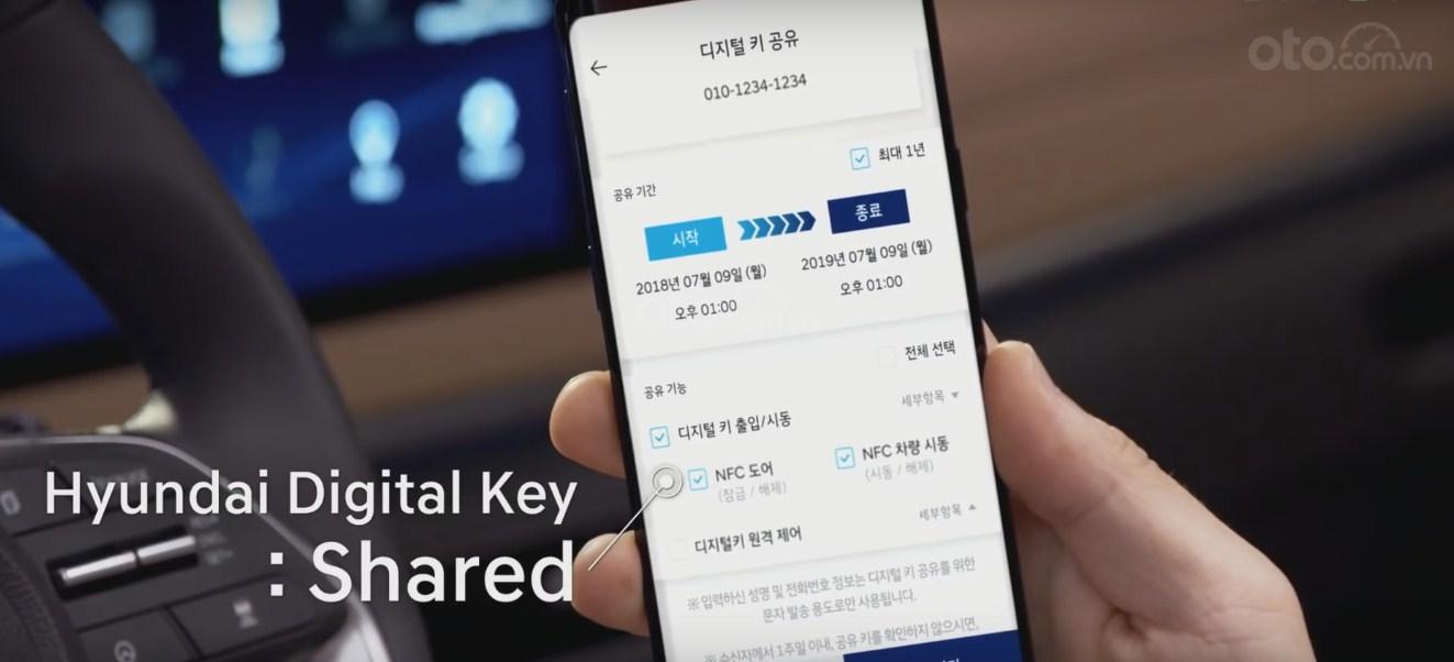 Đánh giá xe Hyundai Sonata 2020 - Hyundai Digital Key.