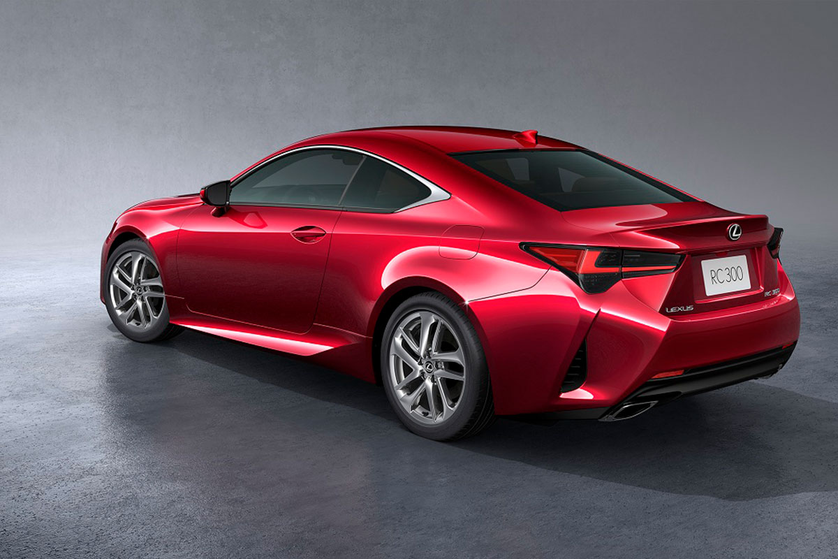 Đuôi xe Lexus RC Coupe 2019 mới