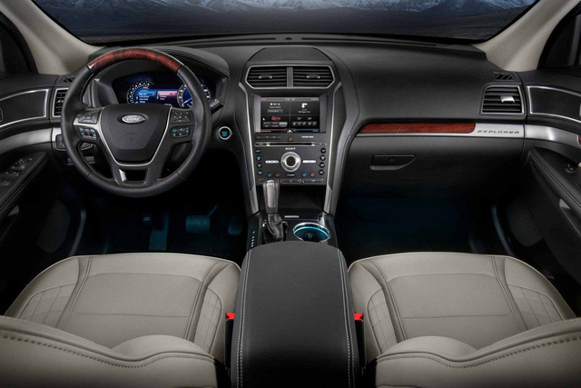 Nội thất Ford Explorer 2018 sang trọng và tiện nghi Nội thất Ford Explorer 2018 sang trọng và tiện nghi