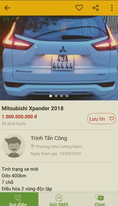 Mitsubishi Xpander biển ngũ quý 4 có giá 1,5 tỷ đồng a1