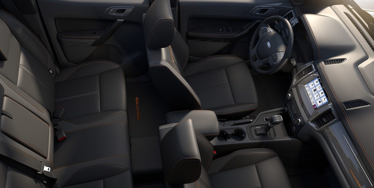 Nội thất hiện đại trên Ford Ranger 2018 Nội thất hiện đại trên Ford Ranger 2018