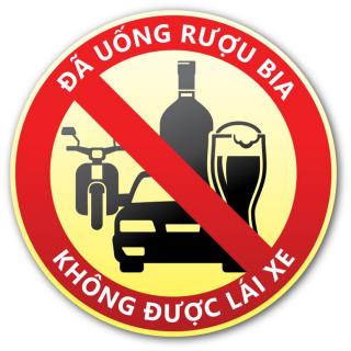 Khẩu hiệu đã uống rượu bia, không được lái xe được nhiều người lan truyền trên mạng xã hội Khẩu hiệu đã uống rượu bia, không được lái xe được nhiều người lan truyền trên mạng xã hội...