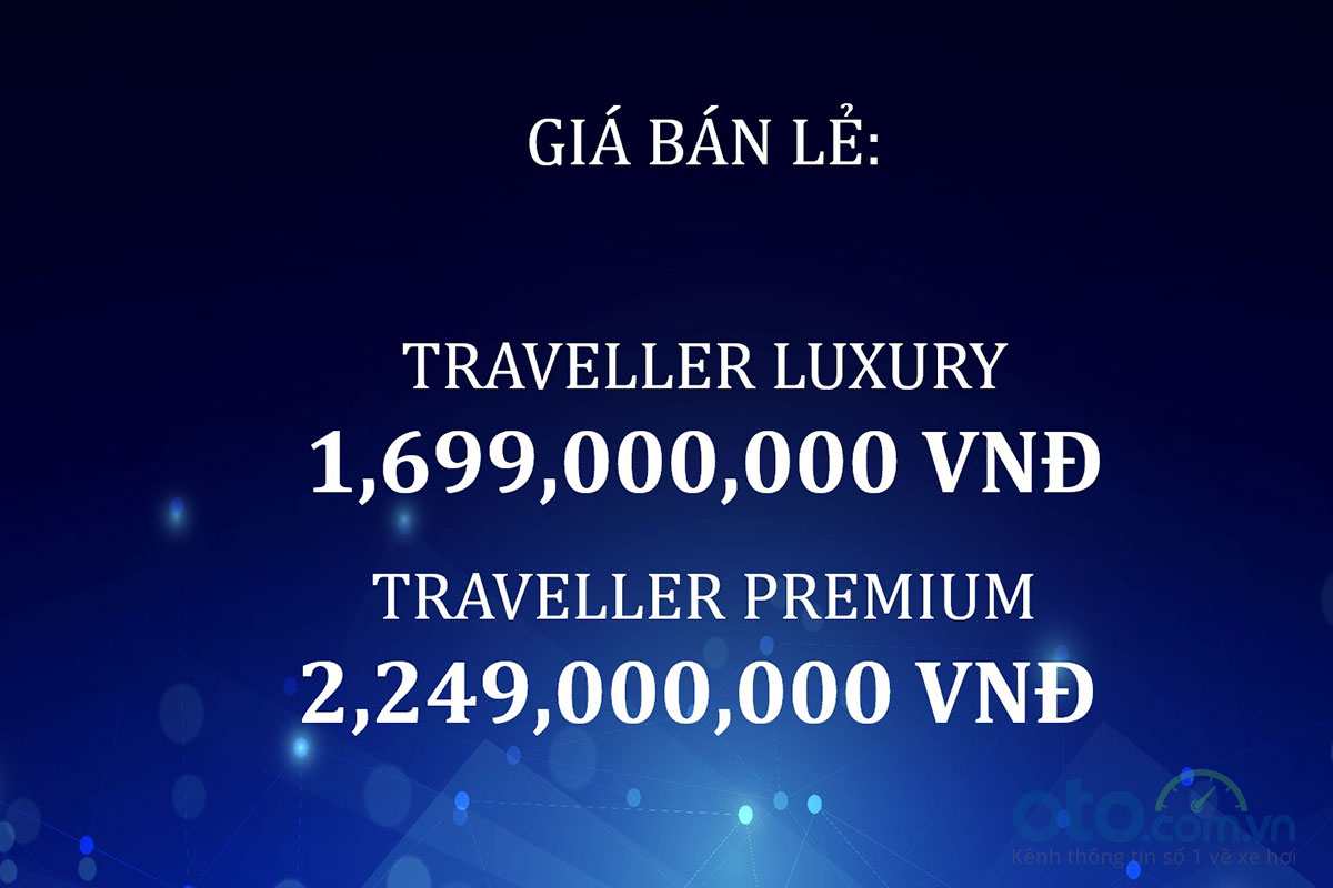 Giá bán của Peugeot Traveller tại Việt Nam.
