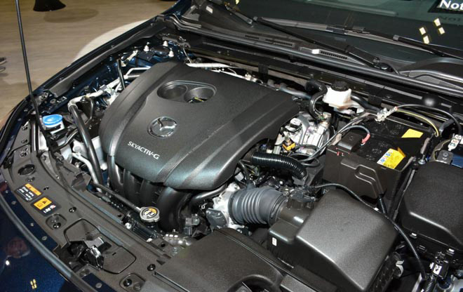 Khối động cơ khỏe khoắn của Mazda 3 2019 Khối động cơ khỏe khoắn của Mazda 3 2019