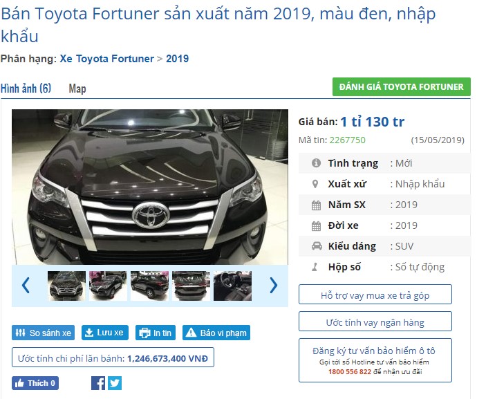 Liên tục rớt hạng xe bán chạy, Toyota Fortuner giảm giá tại đại lý đẩy doanh số? - Ảnh 1.