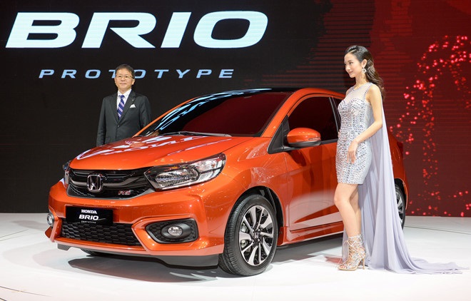 Honda Brio lần đầu tiên được giới thiệu tại VMS 2018...