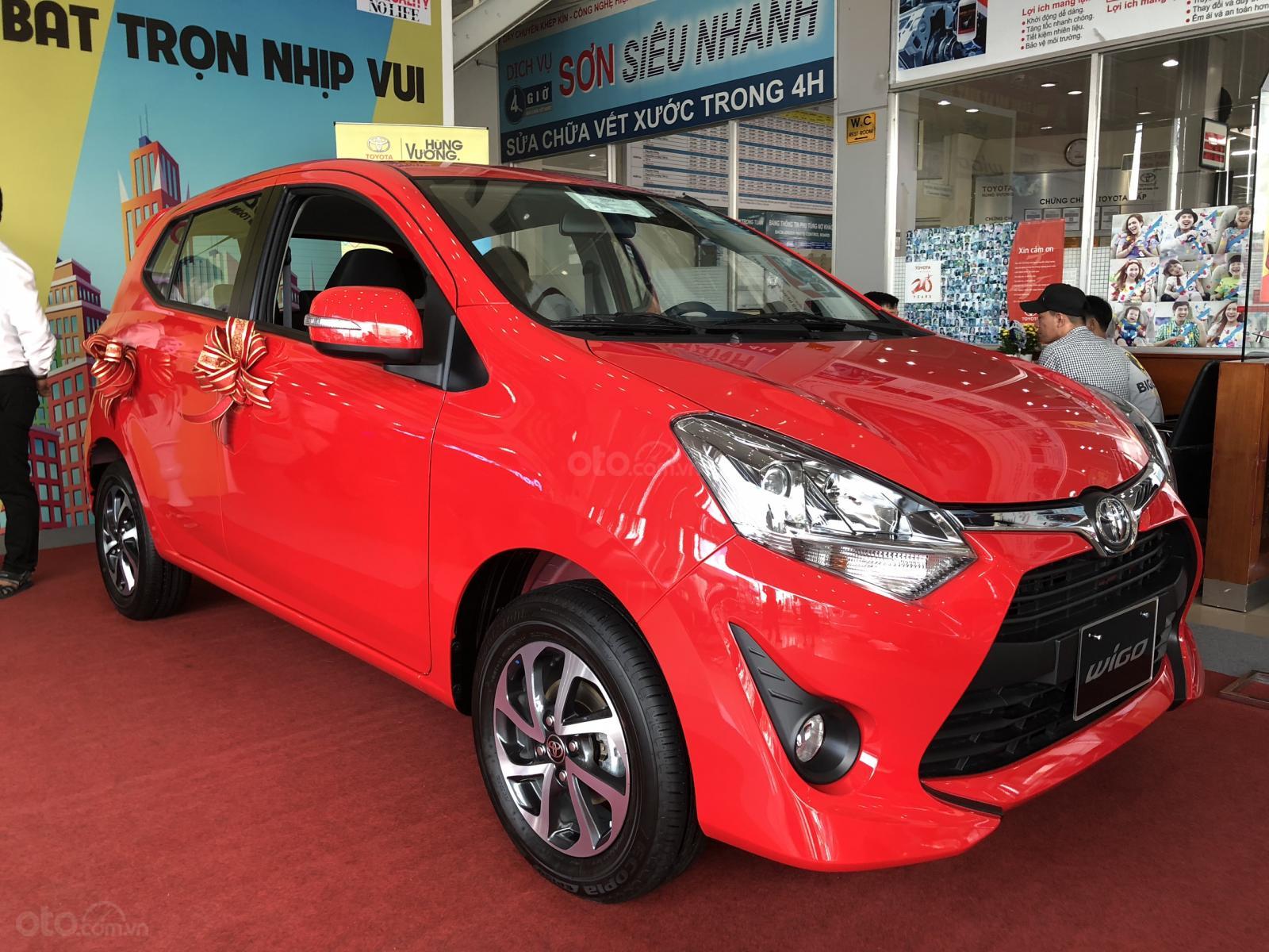 Toyota Wigo 2019 ngoại thất màu đỏ