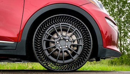 Lốp không hơi của Michelin được Chevrolet thử nghiệm...