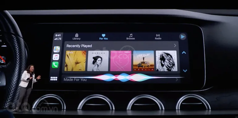 Hệ thống ô tô Apple CarPlay giới thiệu phiên bản facelift&nbsp;