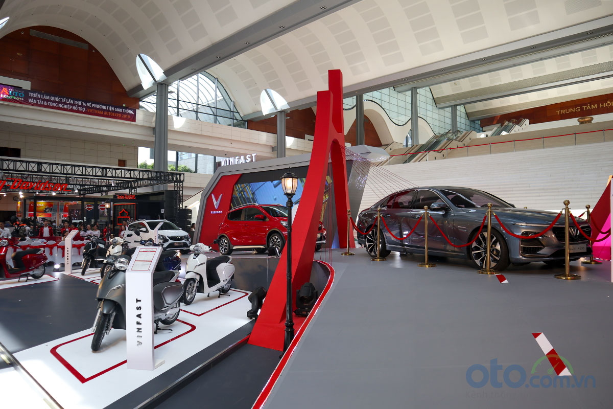 Gian hàng của VinFast tại Vietnam AutoExpo 2019.