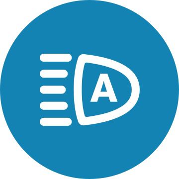 Đèn pha tự động thay đổi độ sáng.