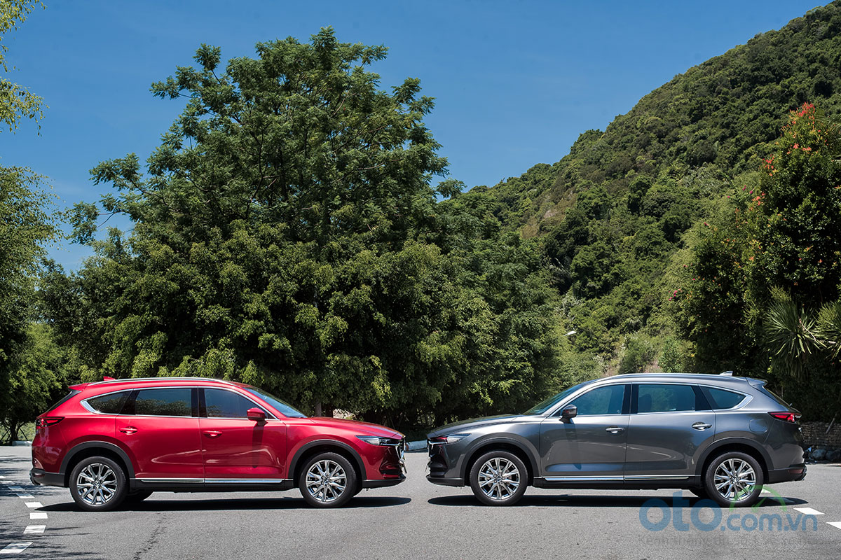 Mazda CX-8 được phát triển dựa trên nền tảng khung gầm của CX-9.