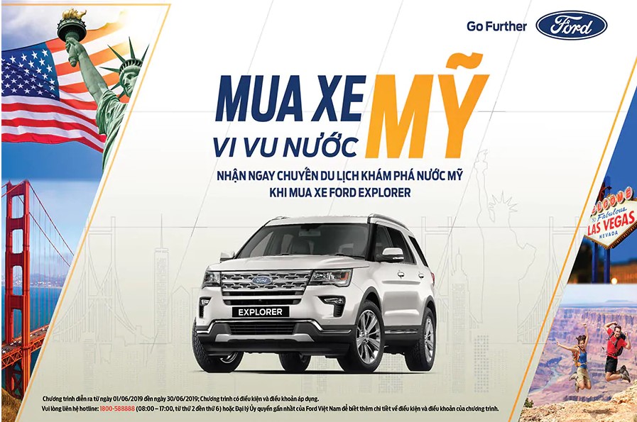 Khách hàng mua xe Ford Explorer được tặng quà lên đến 80 triệu đồng a1