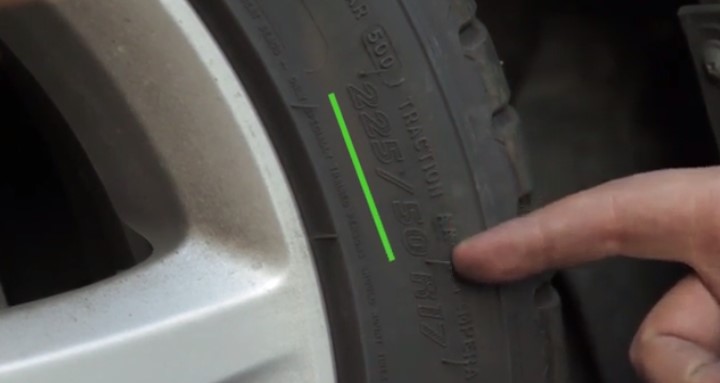 Cách đọc thông số lốp - Tỷ lệ chiều rộng và các cạnh.