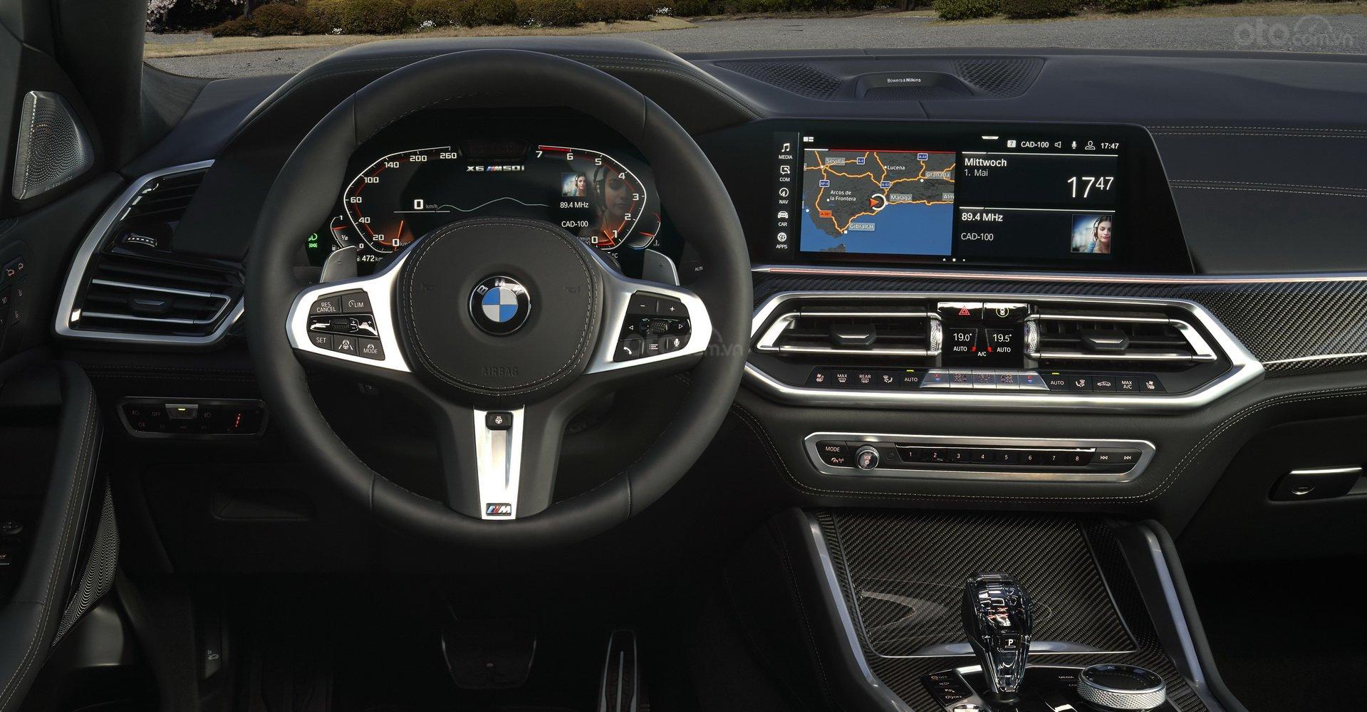 So sánh BMW X6 2020 cũ và mới - nội thất 1