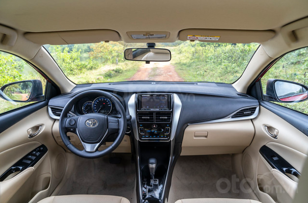 nội thất của Toyota Vios 2019 phiên bản G cũng được làm “trẻ” lại với slogan “Đẳng cấp & Cảm xúc” a1