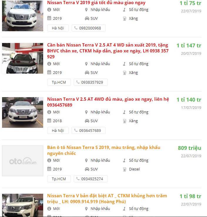 Nissan Terra 2019 giảm giá sốc hơn 100 triệu đồng trước Ngâu 2 Nissan Terra 2019 giảm giá sốc hơn 100 triệu đồng trước Ngâu a2