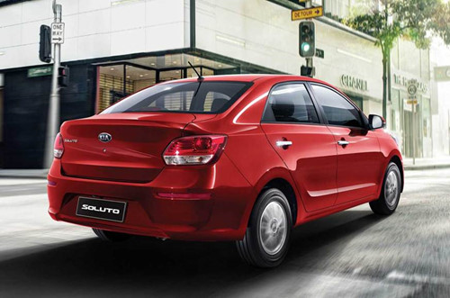 Ngoại hình Kia Soluto có nhiều điểm giống Kia Rio đã dừng bán tại Việt Nam Đuôi xe Kia Soluto