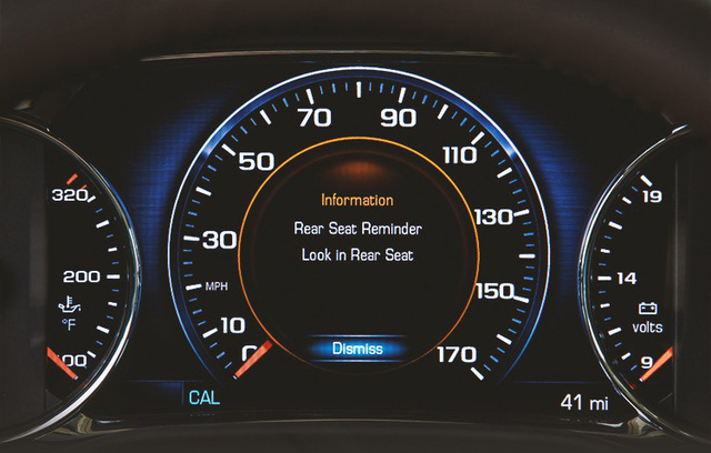 Hệ thống nhắc nhở ghế sau của General Motors