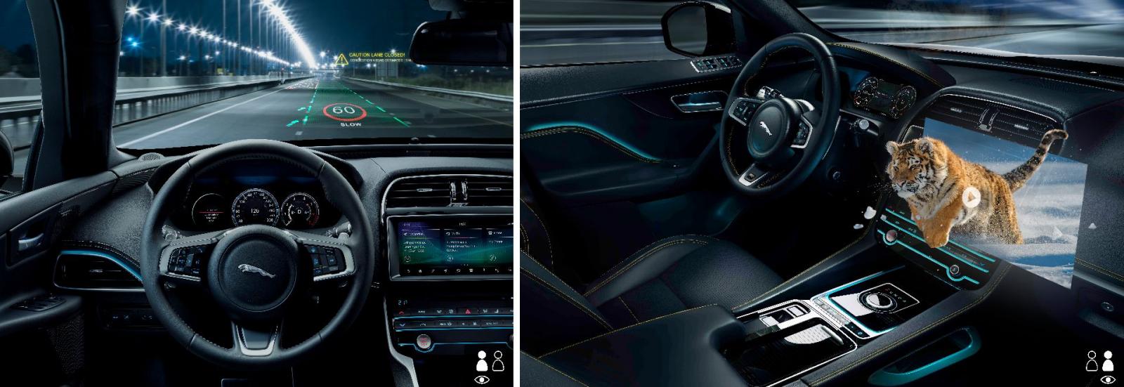 Jaguar Land Rover phát triển công nghệ hiển thị Head-Up Display 3D