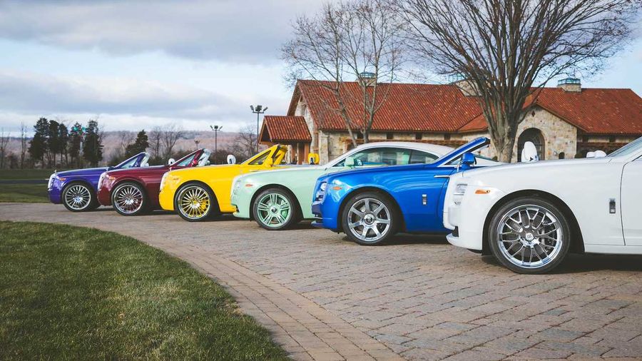 Dàn Roll-Royce có màu sắc độc và lạ của Michael Fux
