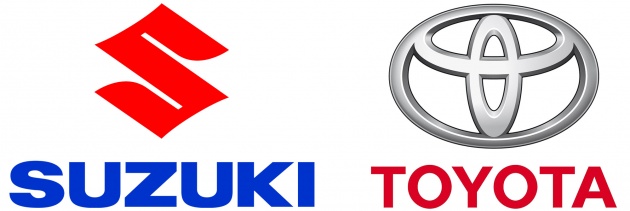 logo Suzuki và Toyota