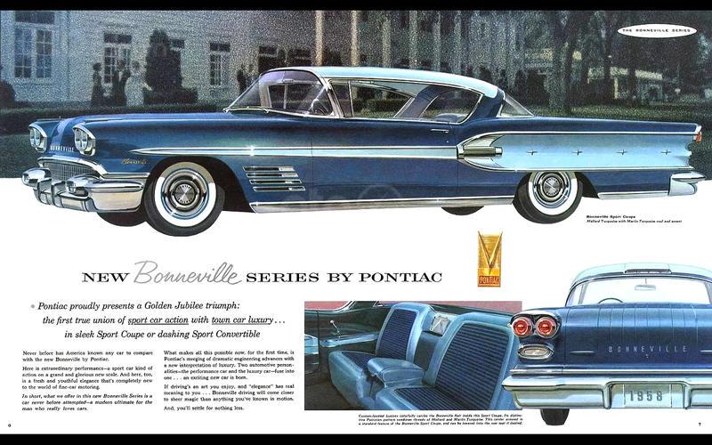 Pontiac Bonneville 2rd Hardtop 1958.