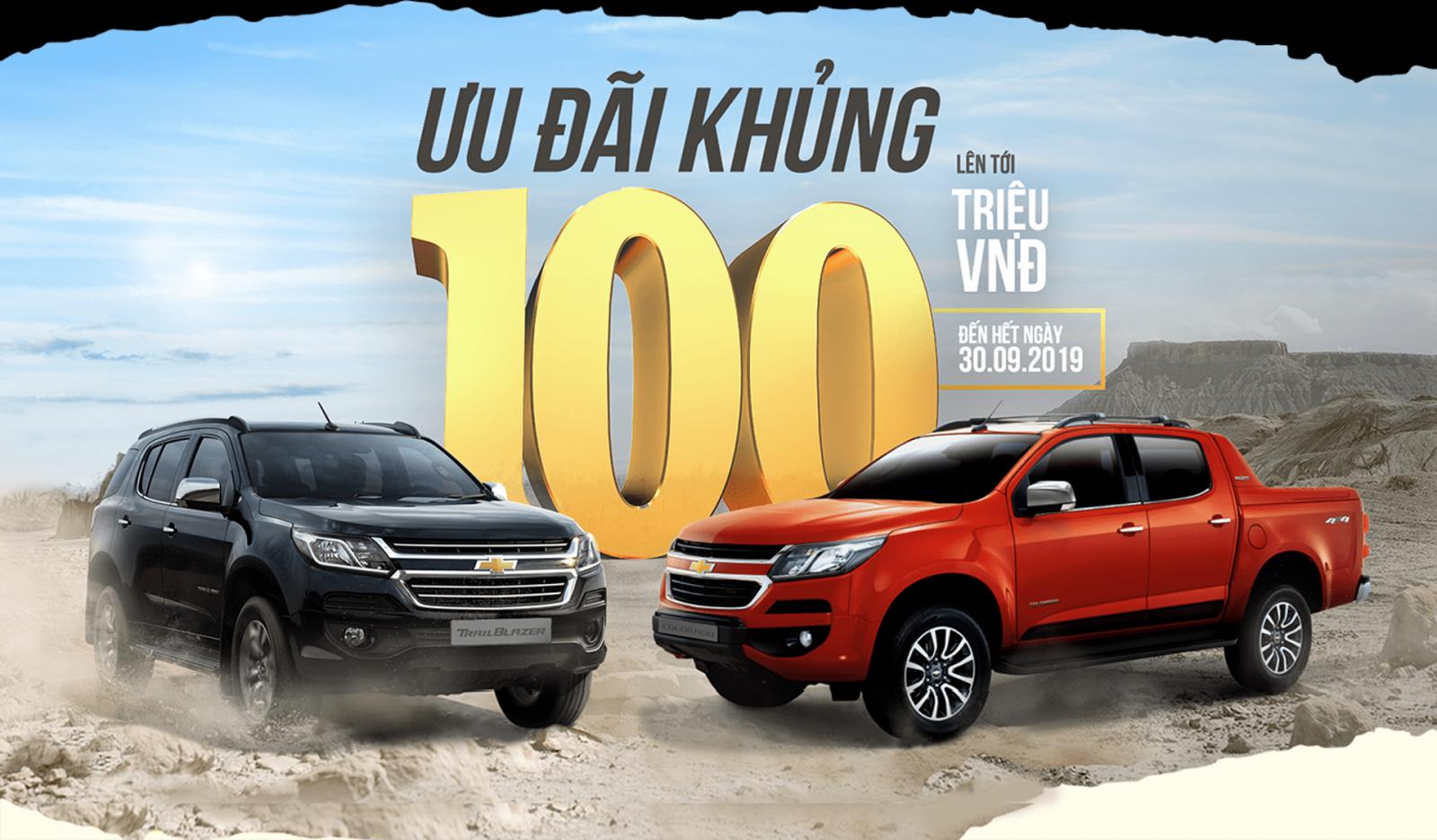 VinFast ưu đãi xe Chevrolet tháng 9 lên đến 100 triệu đồng a1