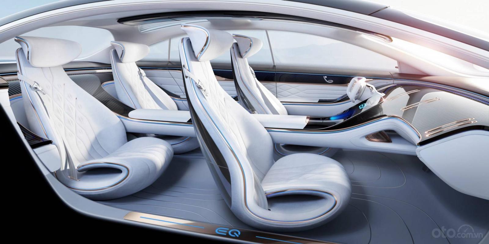 Nội thất của xe Mercedes-Benz EQS 2020 - ảnh 2.