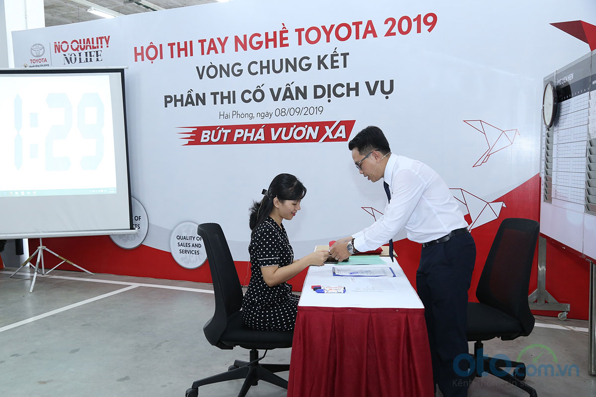 Hội thi tay nghề Toyota 2019 - Tư vấn dịch vụ bán hàng.