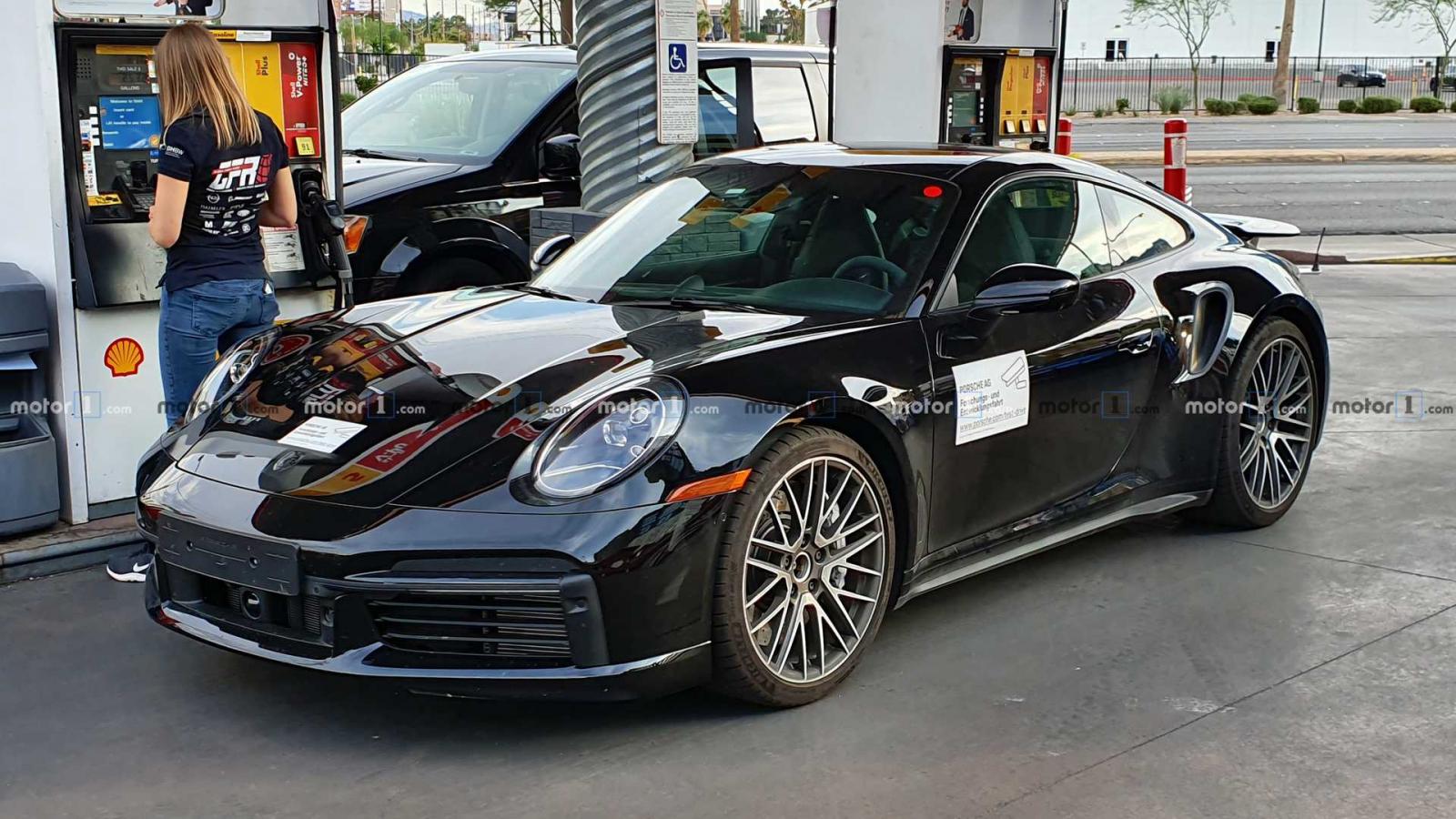 Porsche 911 Turbo thế hệ mới lộ ảnh chạy thử tại Nevada.
