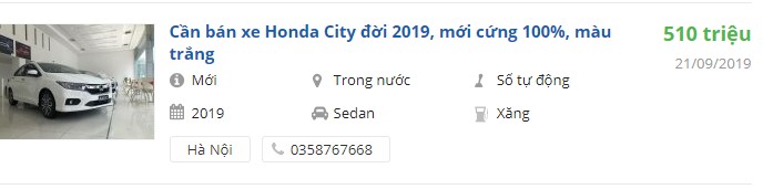 Thêm đối thủ, Honda City 2019 giảm giá 30 triệu đồng a3