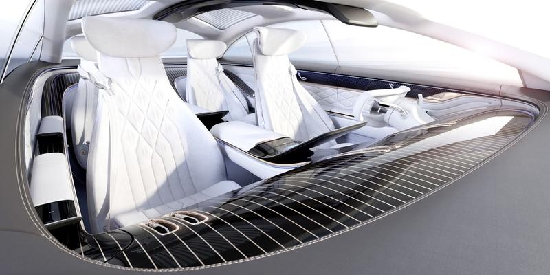 Chi tiết về siêu xe điện Mercedes-Benz Vision EQS 2019 - ảnh 6 Chi tiết về siêu xe điện Mercedes-Benz Vision EQS 2019.
