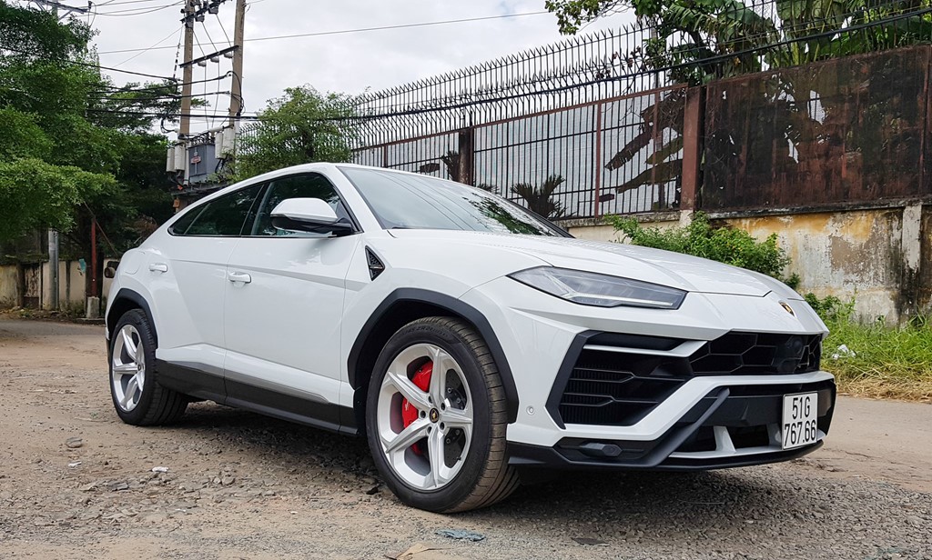 Lamborghini Urus của Minh Nhựa khi mới về Việt Nam.