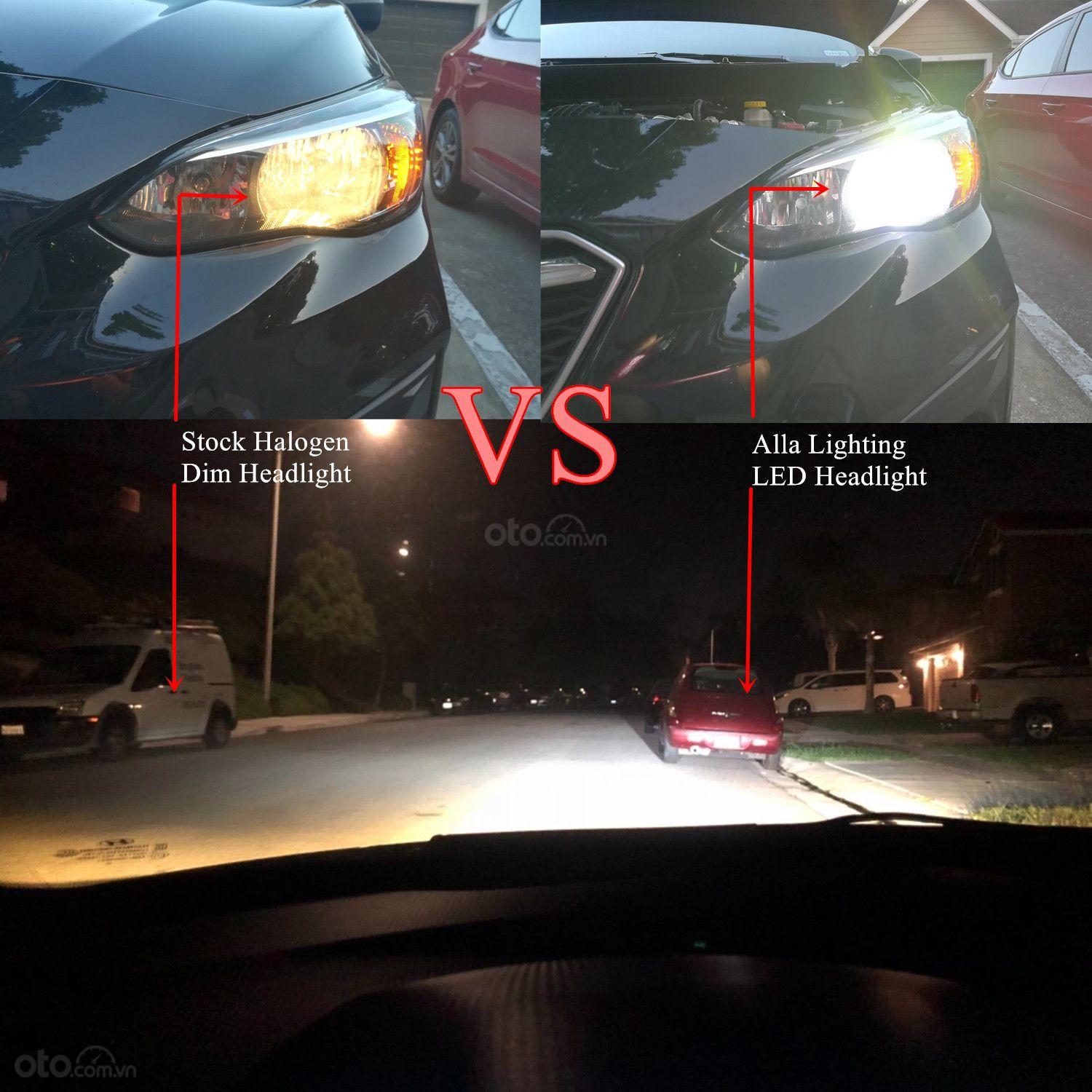 Đèn LED ô tô có ưu điểm đáng kể