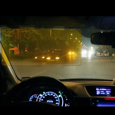 9 điều cần lưu ý để lái xe an toàn vào ban đêm - Hoặc tích hợp kính che chống chói