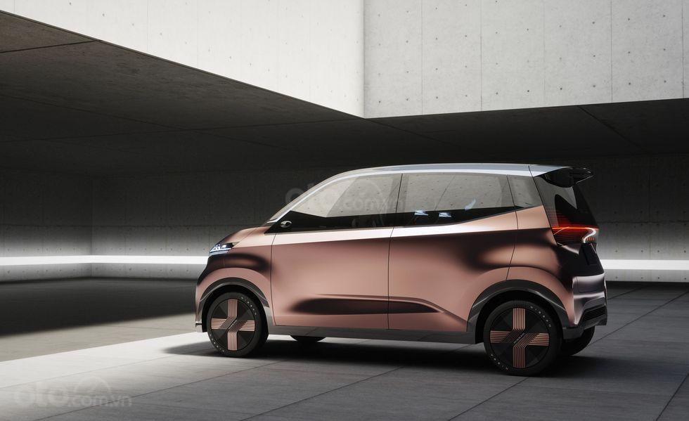 Nissan IMk Concept hồng ánh vàng không có cửa