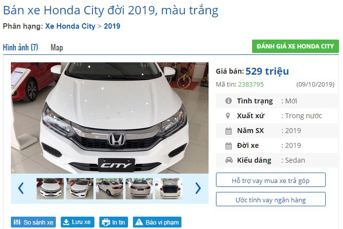 Cận cảnh phiên bản Honda City 2019 giá rẻ mới tại đại lý - Ảnh 1 Cận cảnh phiên bản Honda City 2019 giá rẻ mới tại đại lý - Ảnh 1.