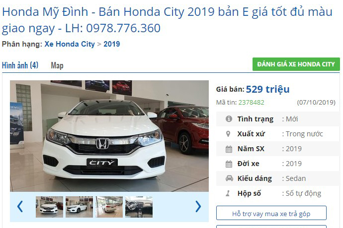 Cận cảnh phiên bản Honda City 2019 giá rẻ mới tại đại lý - Ảnh 2 Cận cảnh phiên bản Honda City 2019 giá rẻ mới tại đại lý - Ảnh 2.