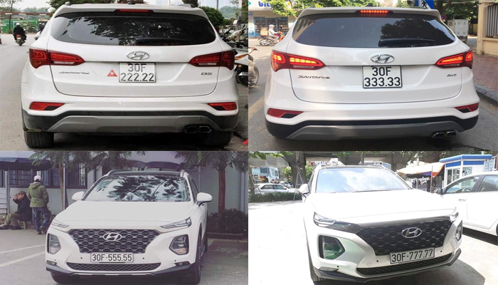 Lại thêm chiếc Hyundai Santa Fe biển ngũ quý 9 tại Hà Nội 2 Lại thêm chiếc Hyundai Santa Fe biển ngũ quý 9 tại Hà Nội a2