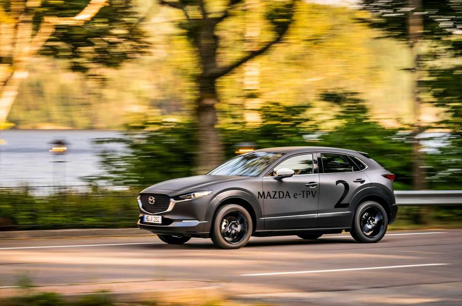 Mazda tiết lộ thêm thông tin về chiếc xe điện đầu tiên .
