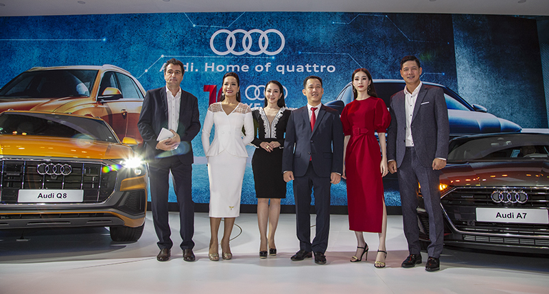 Dàn sao nổi bật tại gian trưng bày của Audi Dàn sao nổi bật của Audi
