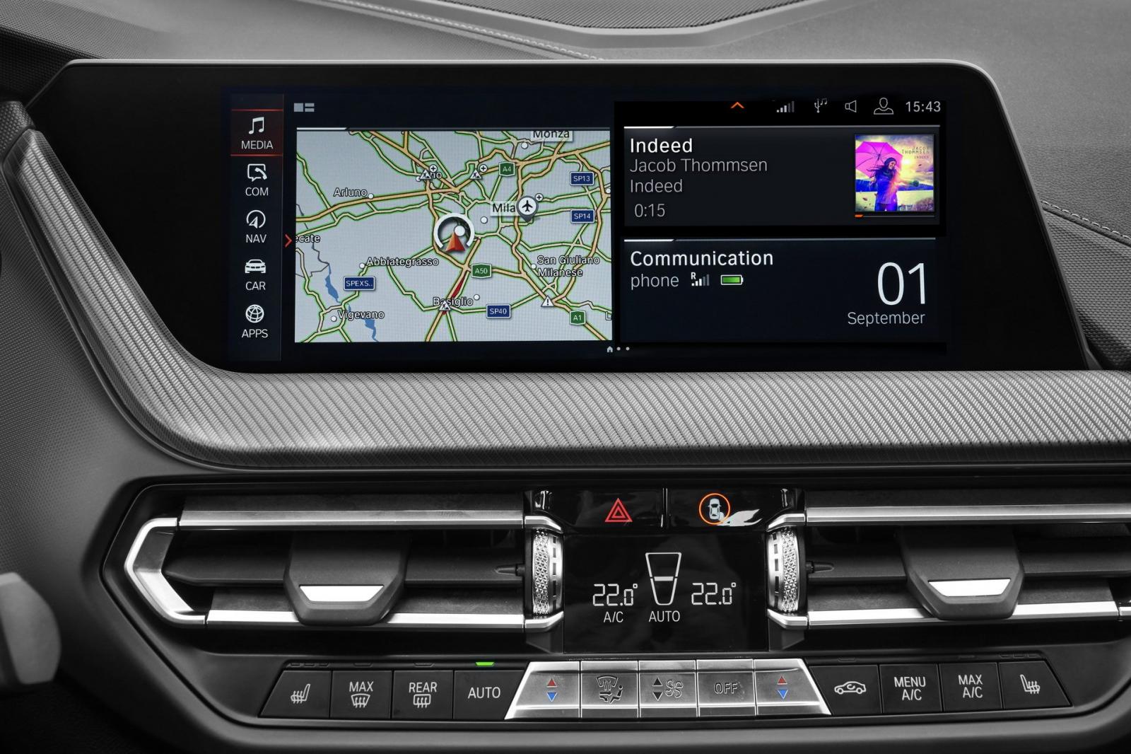 Chi tiết nội thất BMW 2-Series Gran Coupe.