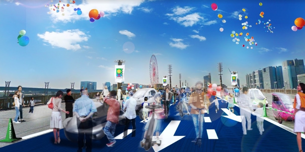 Đường mở tại triển lãm Ô tô Tokyo 2019.