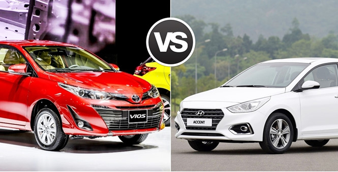 So sánh Hyundai Accent và Toyota Vios So sánh Hyundai Accent và Toyota Vios