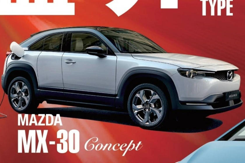 Mazda MX-30 Concept xuất hiện trên tạp chí Mazda MX-30 Concept xuất hiện trên tạp chí.
