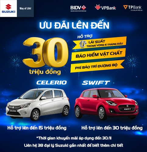 Khuyến mại Suzuki tháng 11/2019: Suzuki Swift ưu đãi 30 triệu đồng a1